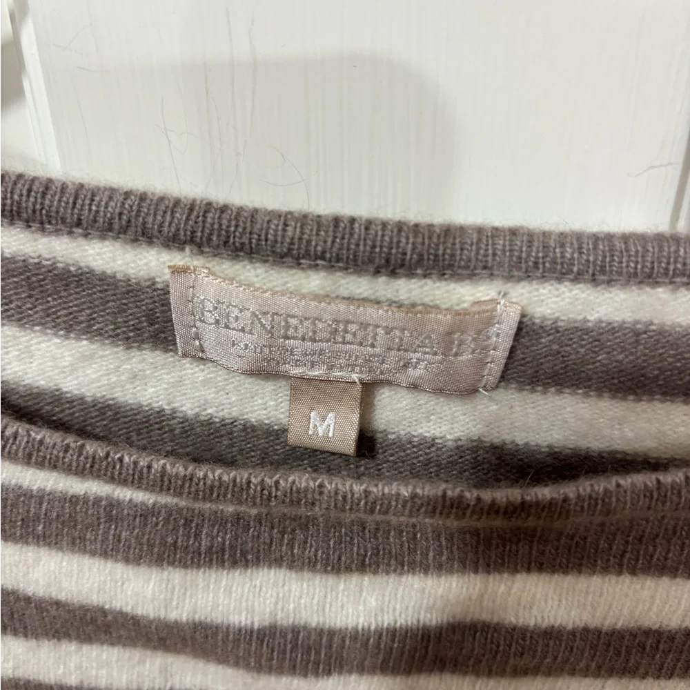 Benedetta B Merino Wool‎ Cashmere Striped Sweater | M